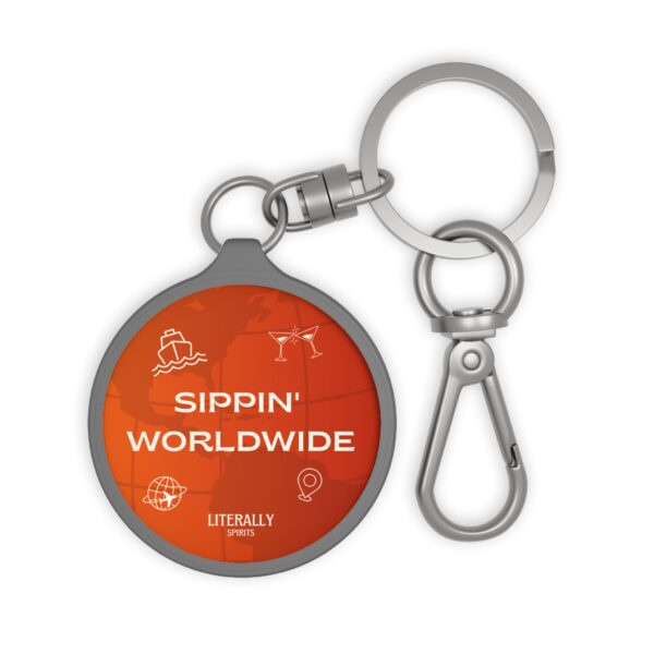 Sippin' Worldwide Keyring Tag - Image 2