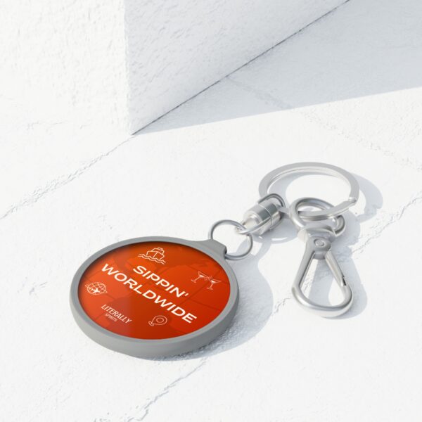 Sippin' Worldwide Keyring Tag